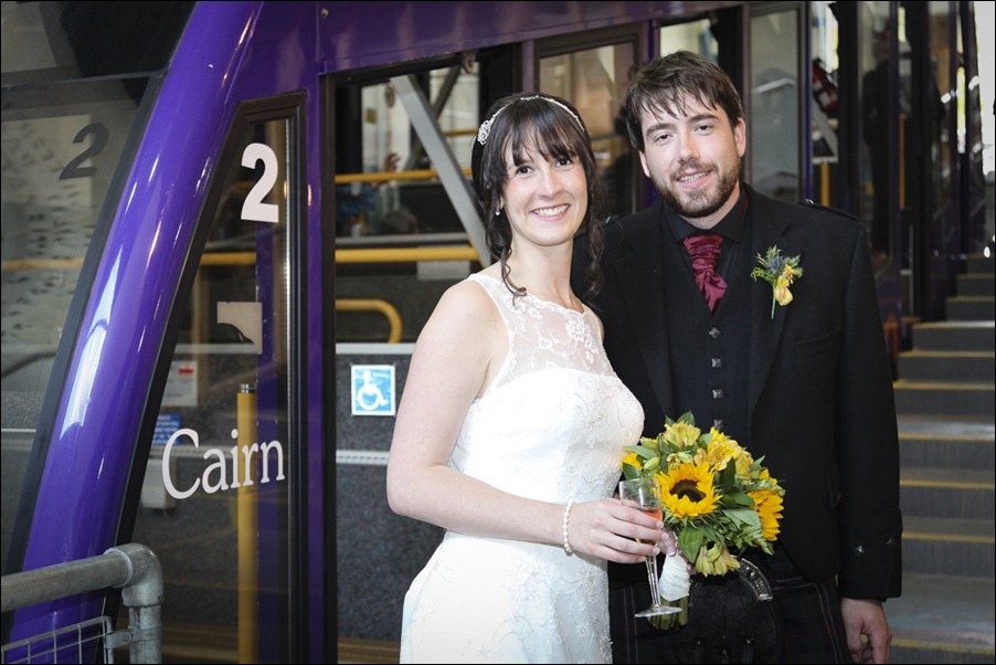 Wedding photograph at Cairngorm Mountain